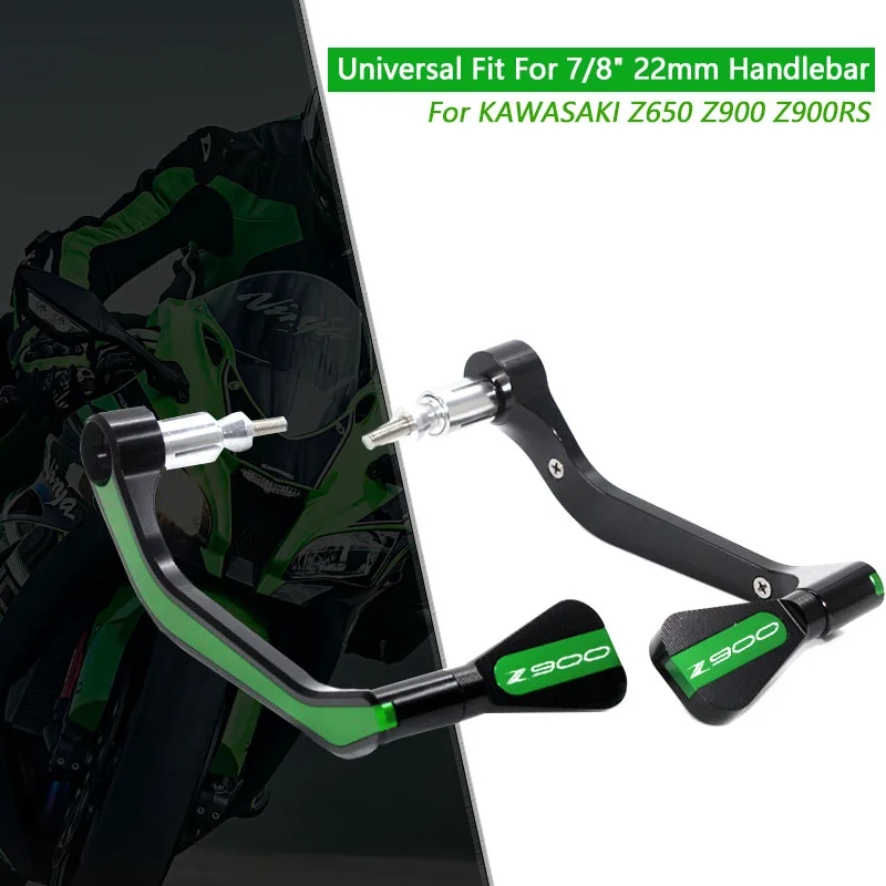 

For KAWASAKI Z650 Z900 Z900RS Z 900 2017 2018 2019 2020 Motorcycle CNC Handlebar Grips Guard Brake Clutch Levers Guard Protector