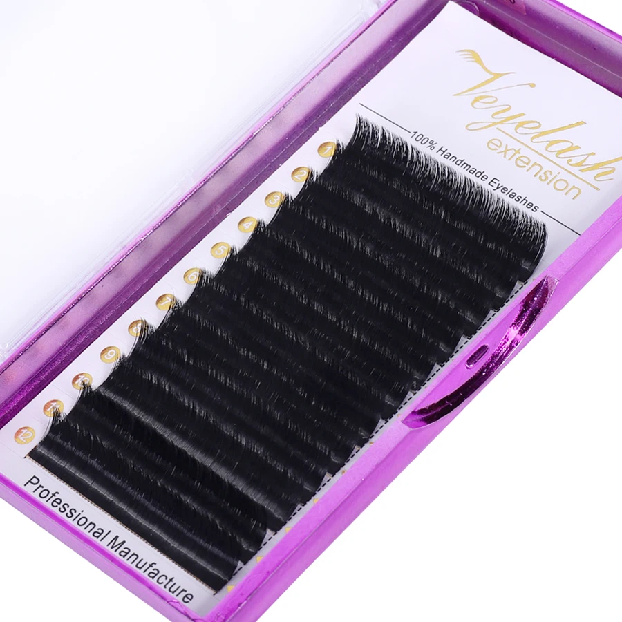 Быстрое цветение легко обминающие объемные ресницы Мега накладные удлинение