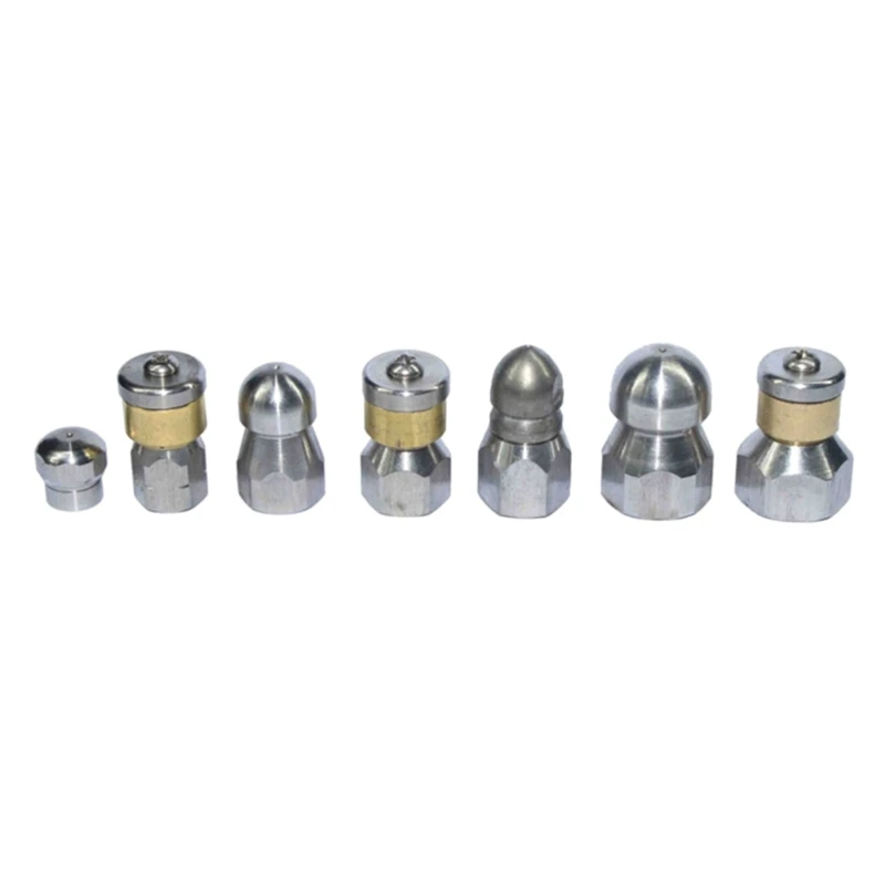 

Stainless Steel Pressure Washer Jet Nozzle Bsp Female Rotary Sewer 964E