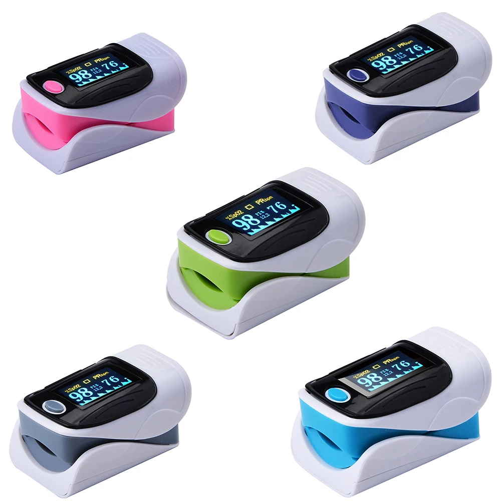 

Portable Finger Pulse Oximeter Blood Oxygen Saturation Meter OLED Oximetro De Dedo Saturometro Monitor Healthy Care Fast Ship
