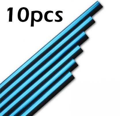 10pcs Car-styling plating Air outlet trim strip Interior Air Vent Grille Switch Rim Trim Outlet Decoration Strip DIY Accessories - Название цвета: blue