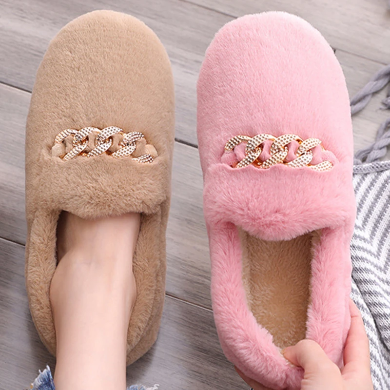 

2021 Autumn And Winter New Wool Plush Shoes Women's Winter Wear Plus Velvet Flat Shoes Thick-soled Peas Shoes Keep Warm