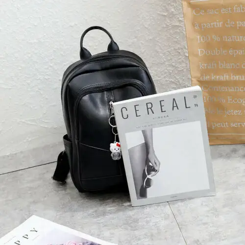 Модный женский рюкзак из натуральной кожи с защитой от кражи школьная сумка