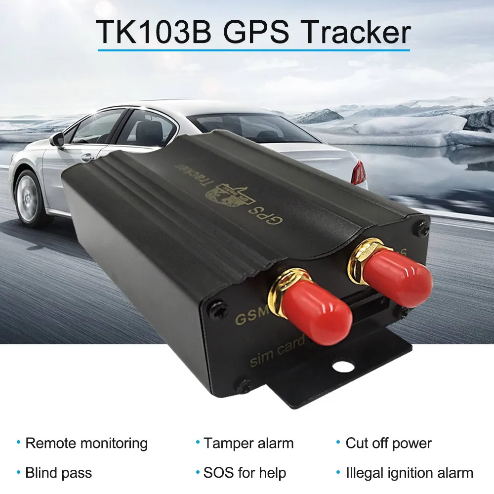 TK103B GPS Пульт дистанционного мониторинга сигнализация автомобиля анти-потеря GPRS