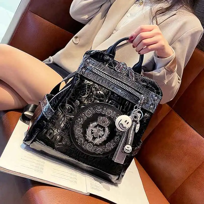 

Luxury Animal Prints Mini Backpack Women Microfiber Synthetic Leather Shoulder Bag Female Mochila Escolar Nina Back Pack