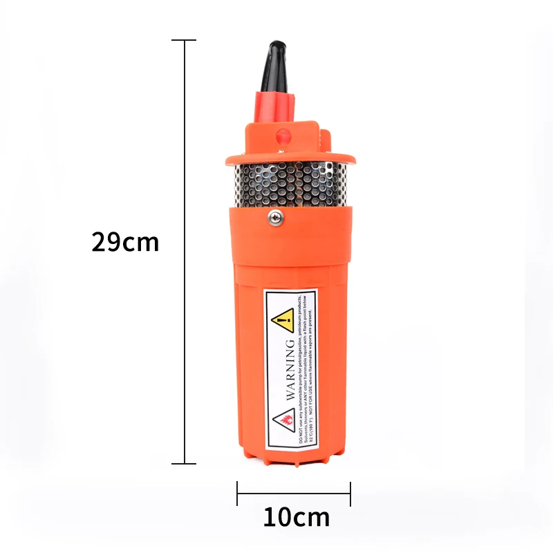 Солнечный погружной насос с высоким подъемом AC/DC 12V 24V штанговый скважинный насос небольшой электрический автомобиль Батарея на открытом воздухе насос