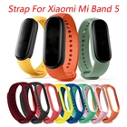 Силиконовый ремешок для Xiaomi Mi Band 6 5, сменный ремешок для браслета Xiaomi mi Band 6 5 miband 5, ремешок из ТПУ