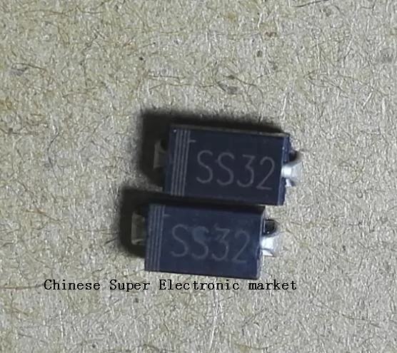 Барьерные выпрямители Шоттки SS32 SR320 SMA 3 А 20 в 100 шт. | Электронные компоненты и