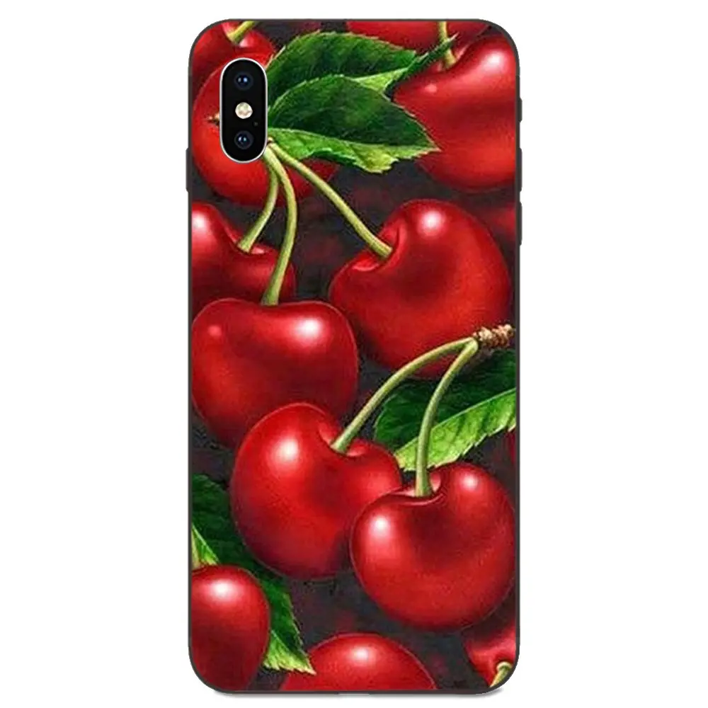 Зеленый Вишневый фрукт для продуктов питания вишневый цвет Huawei nova 2 2S 3i 4 4e 5i Y3 Y5 II Y6