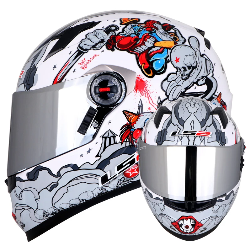 LS2 FF358 полный уход за кожей лица moto rcycle шлем Alex Barros moto cross racing casco moto capacete ls2 ECE утвержден