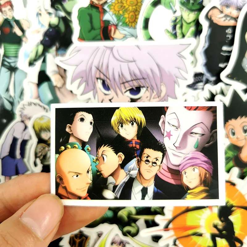 50 шт./компл. обувь для косплея; аниме Hunter X кошка мультфильм Стикеры s DIY наклейка для ноутбука скейтборд автомобиля мобильный телефон ПК Скрапбукинг Стикеры