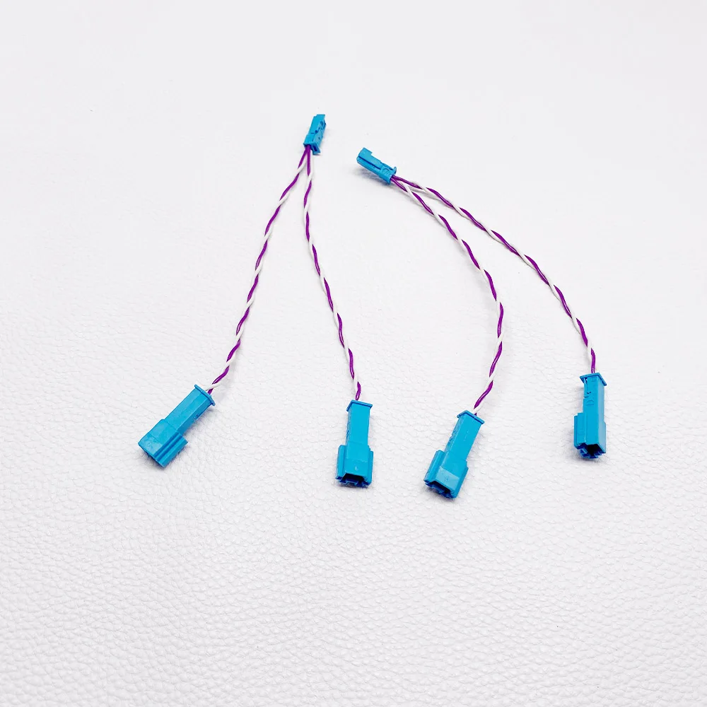 Автомобильный Динамик твитер сабвуфер сплиттер кабель адаптер стерео разъем