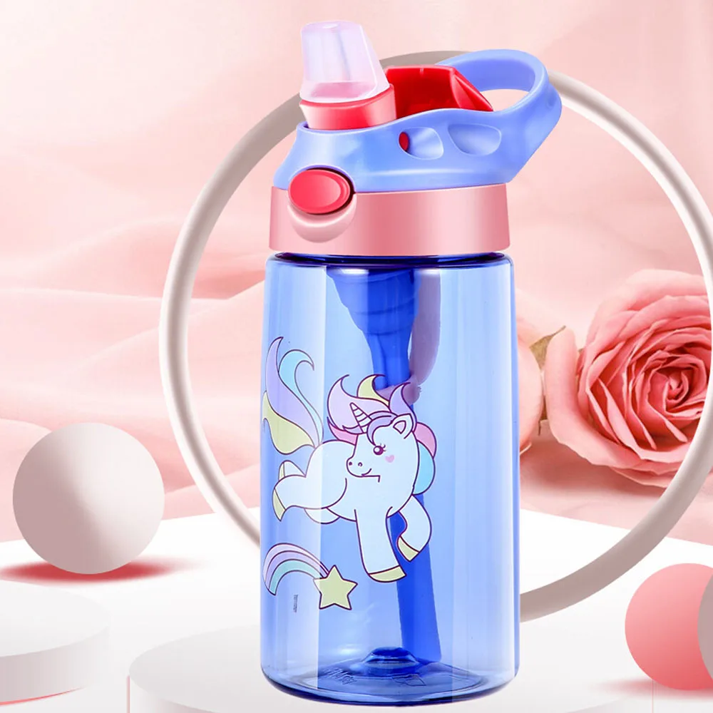 

Outdoor Sports silicone portable plastic water cup male and female students cup anti-drop water bottle hand-operated kettle