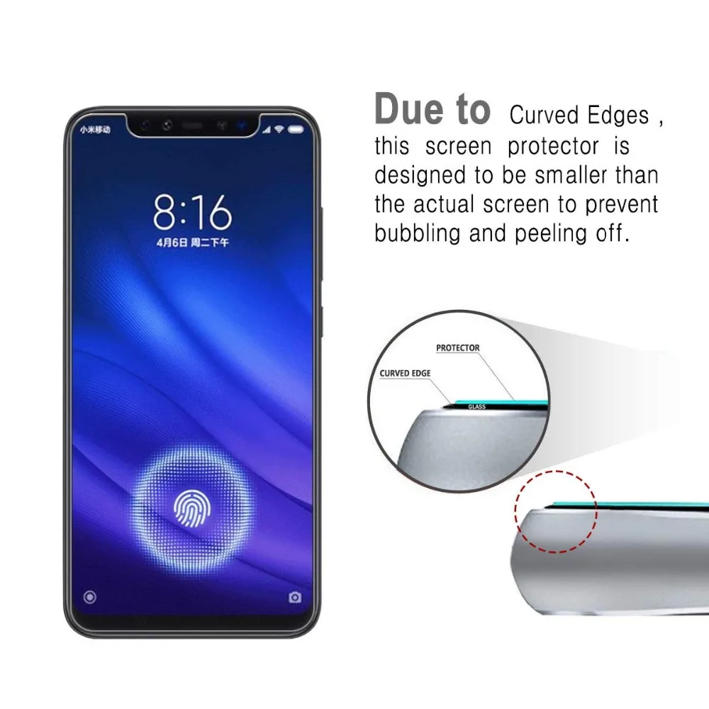 Закаленное стекло 9H 2.5D для LEAGOO M11 2 шт. Защита экрана Защитная пленка смартфона 6 18