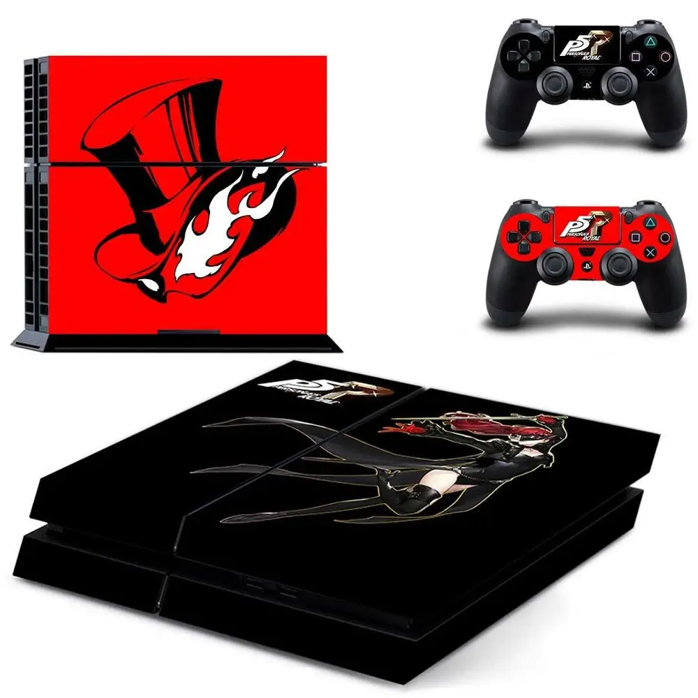 Persona 5: The Royal PS4 наклейки виниловые кожа PS 4 стикер Play station чехол для консоли playstation и