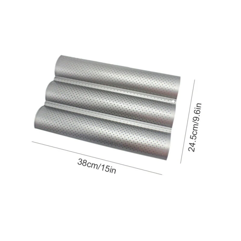 Антипригарная багетная форма для духовки с 3 сетками и отверстиями воздуха |