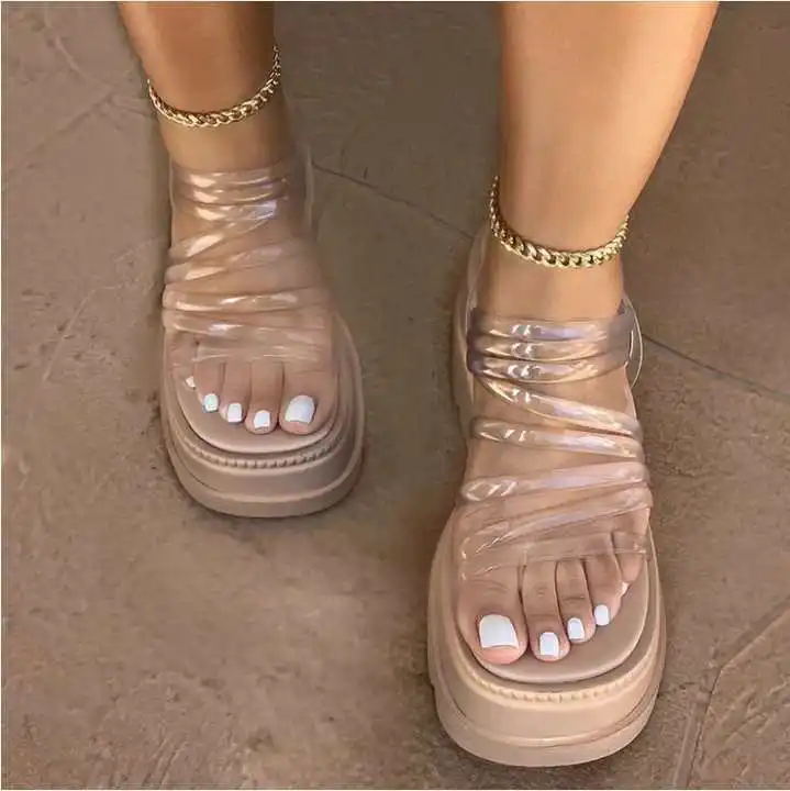 

Trends Summer Women Sandals Fashion Wedge Platform Gladiator Sandals Women Summer Shoes High Heel Sandal Female Sandalias Mujer