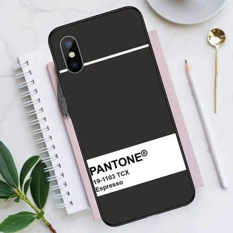 

Pantone colourful art pattern Phone Case for iPhone 11 12 pro XS MAX 8 7 6 6S Plus X 5S SE 2020 XR Luxury brand shell