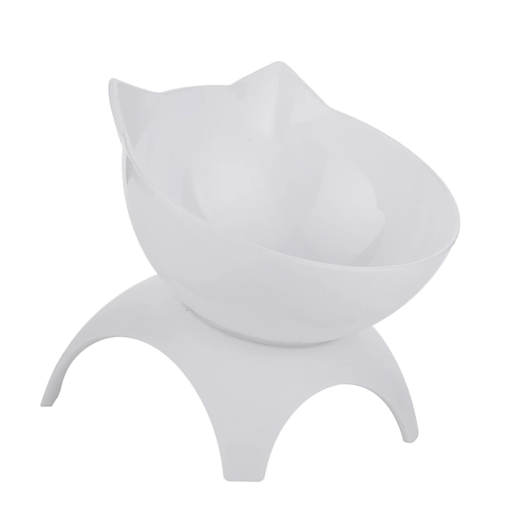 Милая поднятая миска для кошек и собак 15 наклонных поднятых пищевых контейнеров