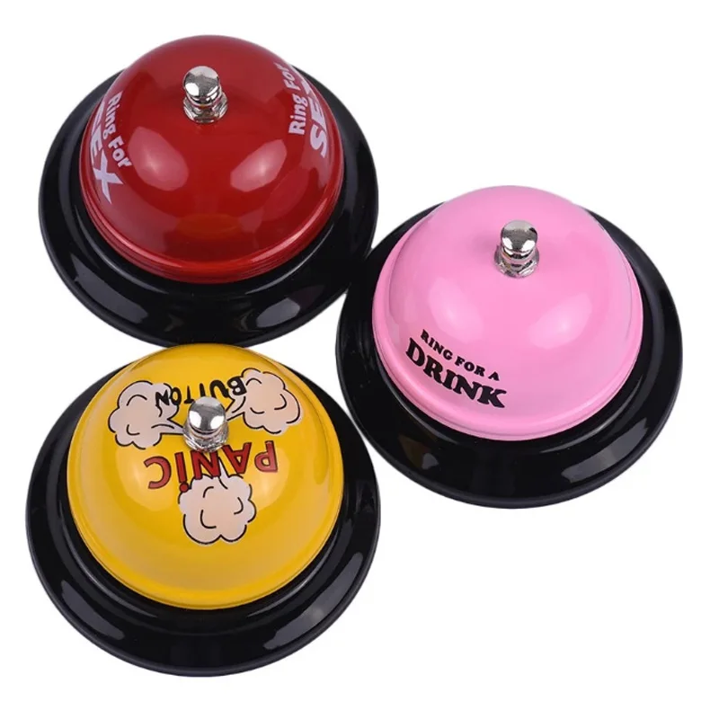 Цветной ручной металлический перкуссионный Колокольчик для носильщика кухонный