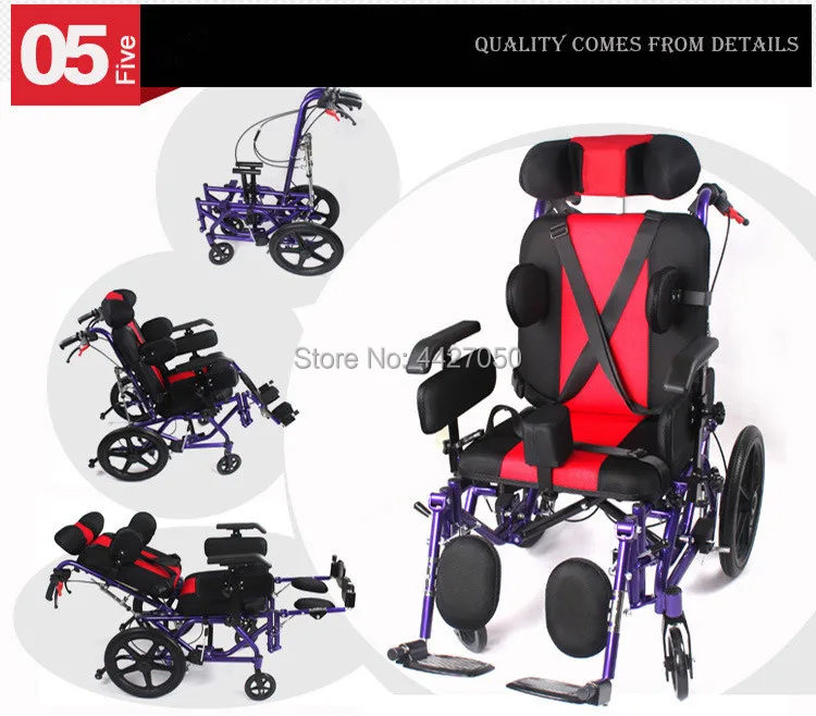 

Модный дизайн, легкая и многофункциональная детская тележка для инвалидной коляски с функцией головного мозга