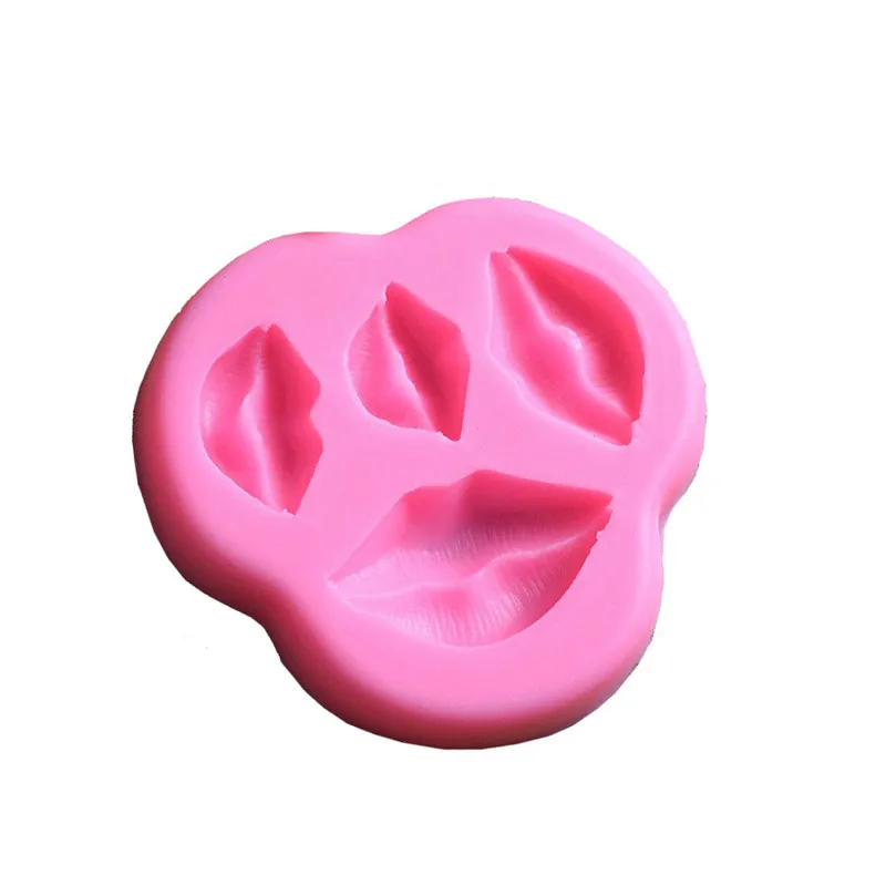 День Святого Валентина сексуальная красная формочка в виде губ Помадка