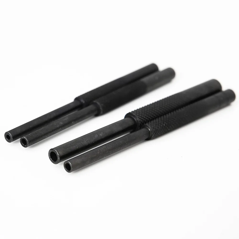 4 шт полый конец стальной рулон штифт стартер пробойник набор инструментов для