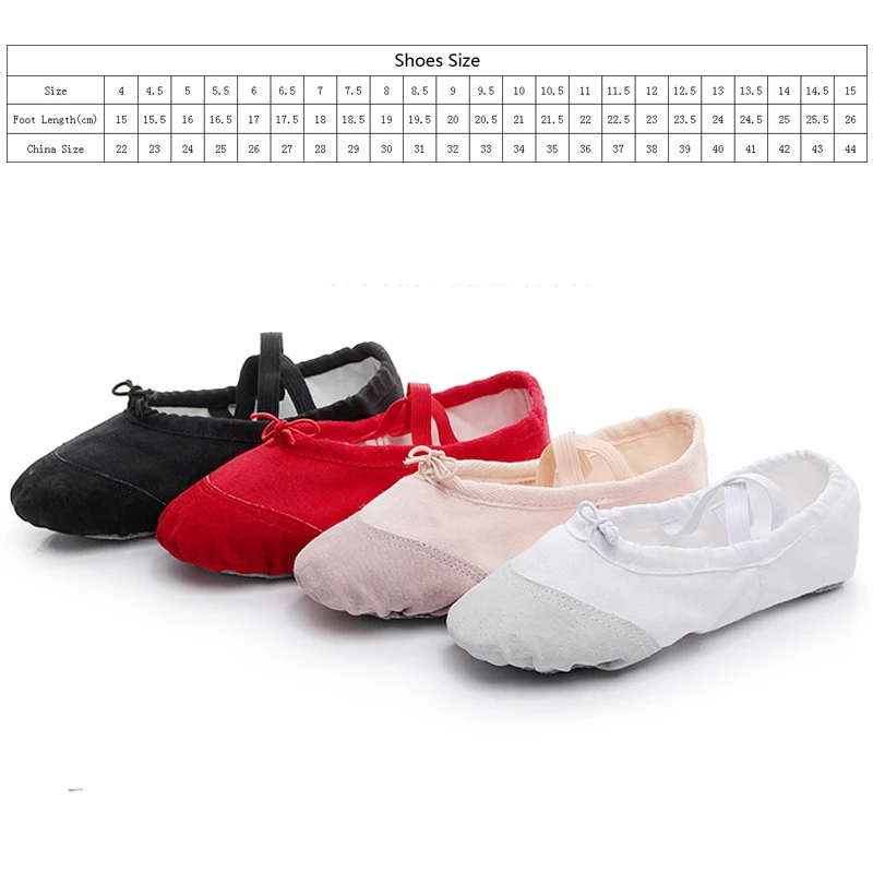

TIEJIAN Professional Dance Shoes For Children Comfortable Leather Head Soft Bottom Ballet Adult Yoga Gym Danceing