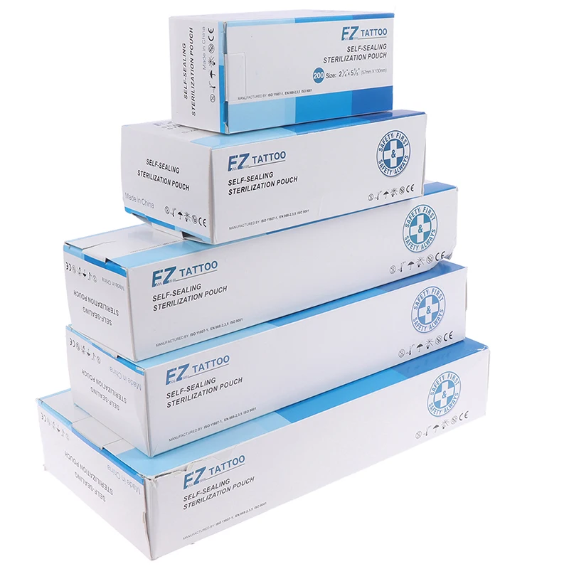 200 штук/кор. пакеты для стерилизации медицинские принадлежности 5 размеров |