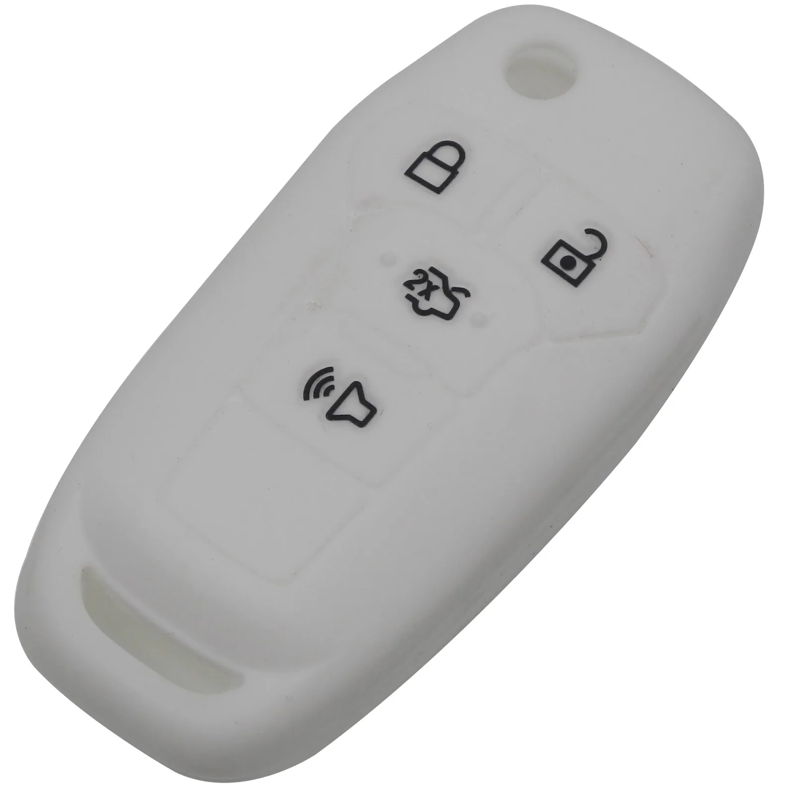 

Kutery 50pcs 4 Buttons Remote Car Key Cover Case Silicone Protect Shell For Ford Fusion 2013-2015