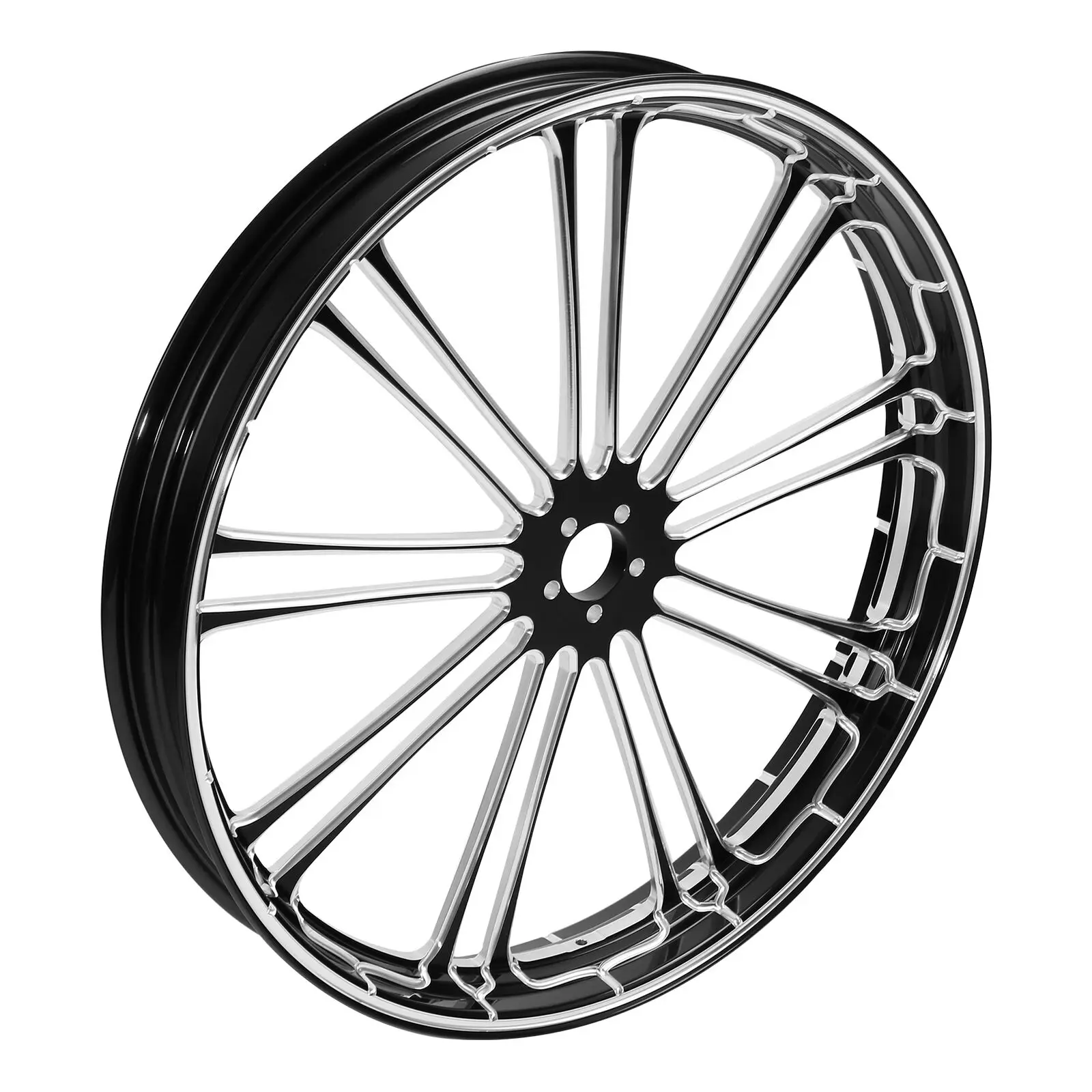 Передний обод колеса для мотоцикла 26 дюймов двойной диск ступицы и крыло Harley Touring