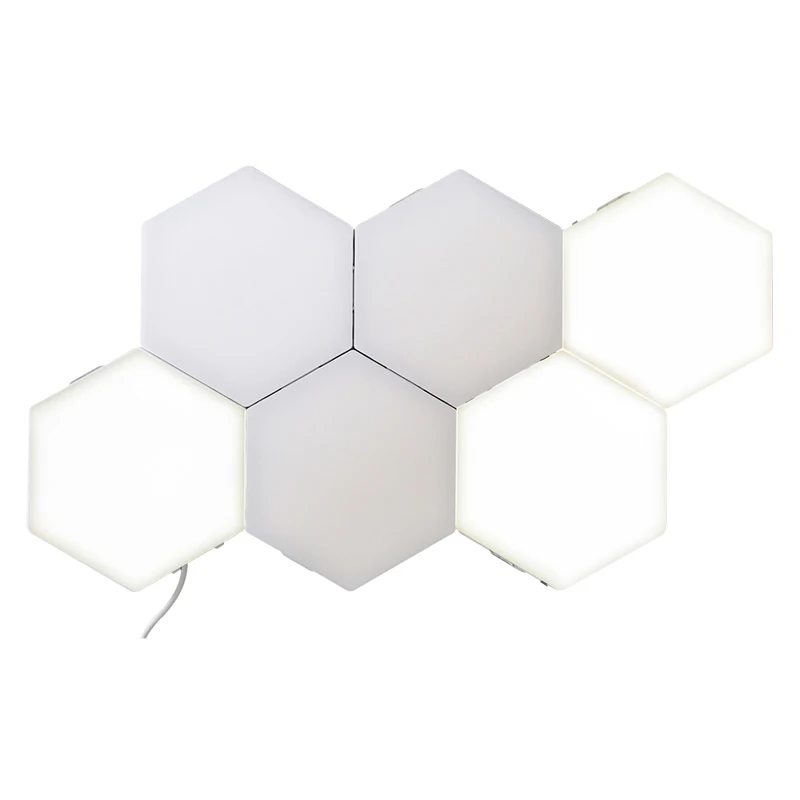 5 В USB Белый 3 шт комнатный светильник шестигранный настенный светодиодный