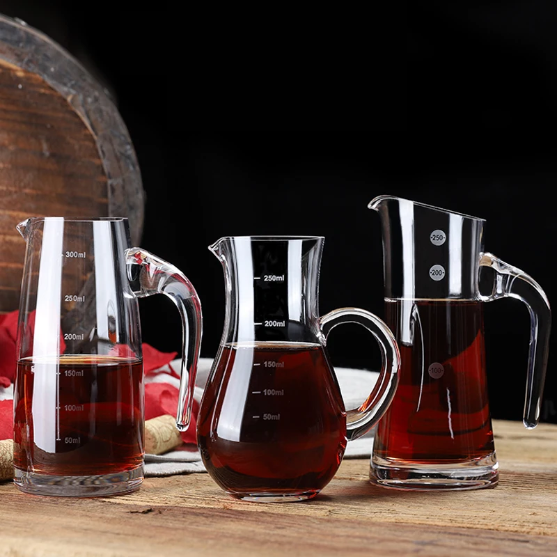 Red Wine Decanter Crystal Glass Flask Set Water Caraffe Scale Jug Pourer Aerator Whiskey Bar Carafe Splitter | Дом и сад
