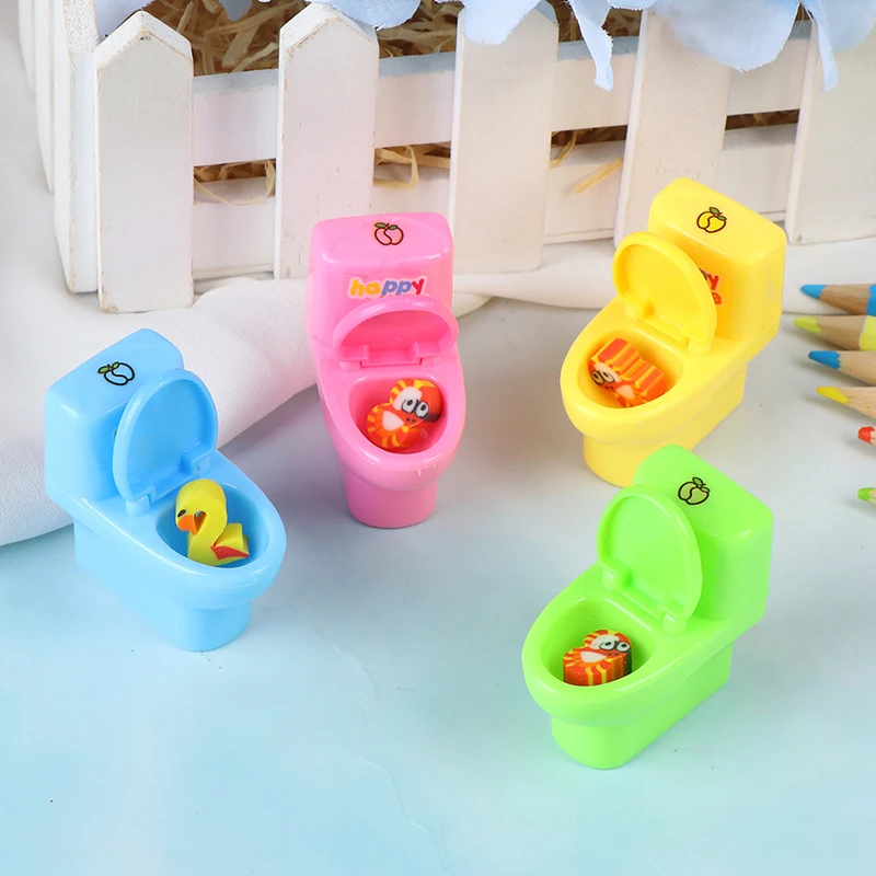 1 шт. креативная точилка для карандашей в туалете корейские Детские канцелярские