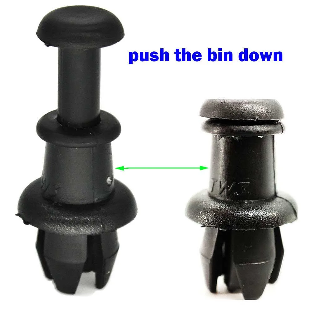 

2pcs Boot Parcel Shelf Clips Pins Black For GOLF 5 Mk6 Hook Pivot Parcel Shelf Tray Plastic