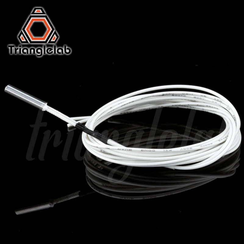 Trianglelab NTC 100K Ом B3950 термистор картридж датчик высокой температуры 280℃ для E3D PT100 V6 нагреватель Блок 3D принтер