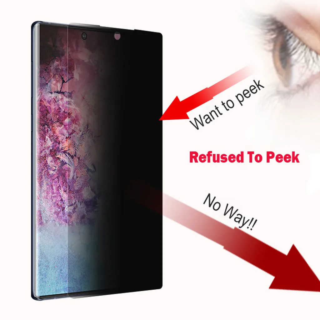 Защитное стекло для сохранения личной информации пленка для samsung Galaxy Note 10 HD полное покрытие гидрогель анти-ползучий Защитная пленка для Note 10+# P3
