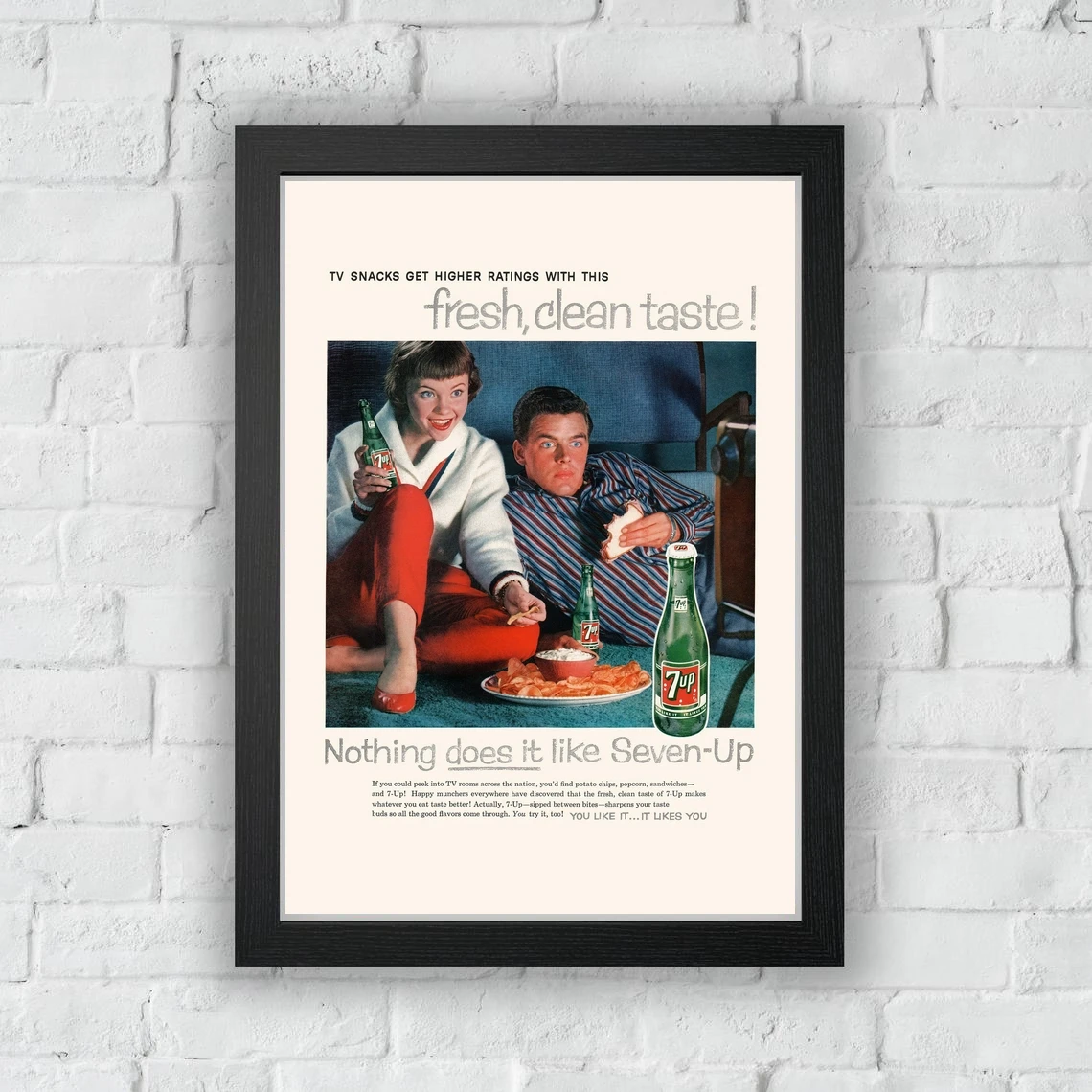 

Постер по мотивам фильма «Ночная Ночь»-Принт 1950-х годов с надписью газировки-постер с мягкими напитками, кинопостер, настенное искусство дл...