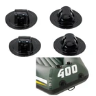 Черная втулка для фиксации крючка, крепление для ракетки электродвигателя на ПВХ лодке, надувной рыболовный катер, запчасти, аксессуары, кнопка сделай сам, клей