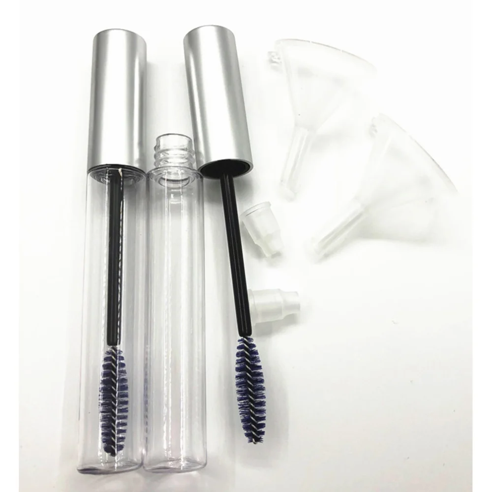 

5pcs Empty Mascara Tube with Eyelash Wand 5pcs Funnels and 5pcs Transfer Pipettes Set for Castor Oil DIY Mascara