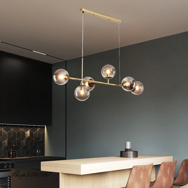 Lámpara colgante moderna de cristal mágico de luz colgante accesorios habitación colgando lámpara de habitación luces lámpara de cama colgante Loft luminaria