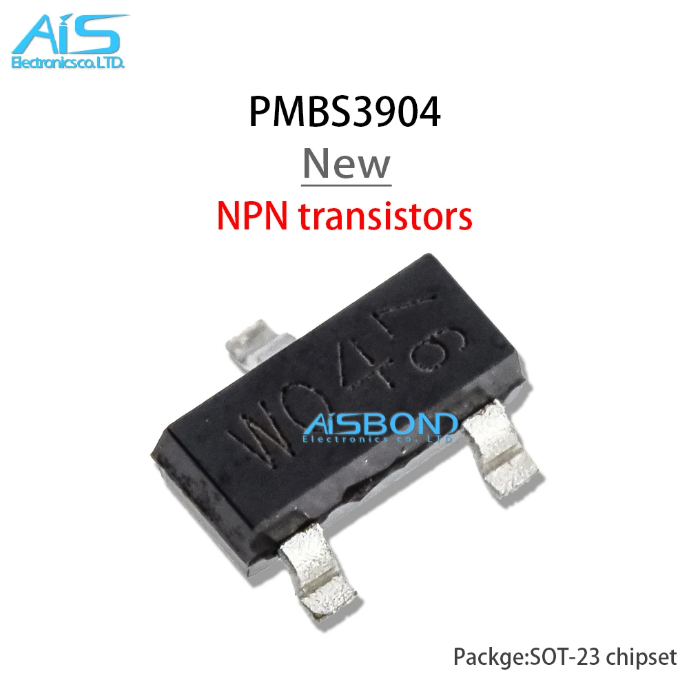 100 шт./лот новые и оригинальные транзисторы общего назначения PMBS3904 Marking W04 SOT23 NPN