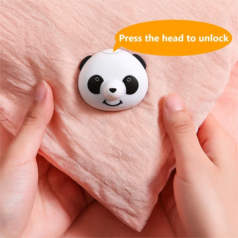 4/8pcs Panda Quilt Stand Slip-resistant Nordic Clips for Bed Sheet Blanket Clip Clothes Pegs Covers Fastener Holder 2021 | Дом и сад