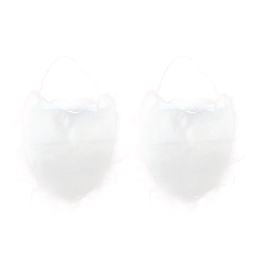 2 шт. декоративный парик Дед Мороз для бороды|Рождественские шапки| |