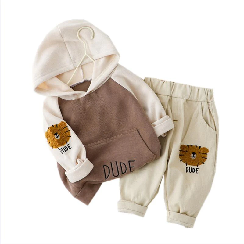 Новый Детская одежда на весну и осень для маленьких мальчиков девочек с