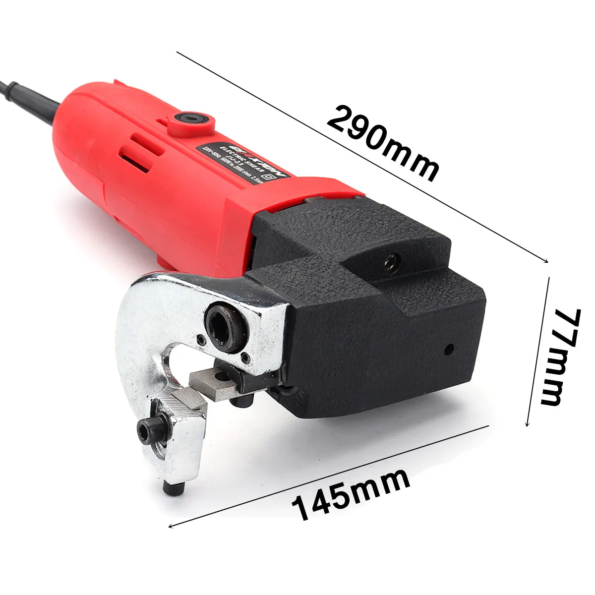 

500W Electric Sheet Metal Shear Snip Scissor Cutter Professional Power Tool 2.5mm Cutting Secateurs for Iron Metal Board