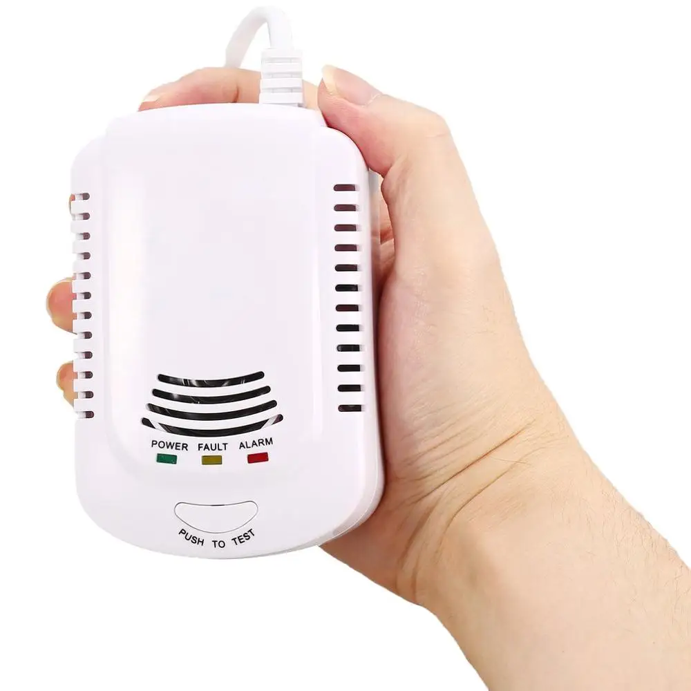 US Plug детектор горючих газов датчик сигнализации LPG анализатор природного газа