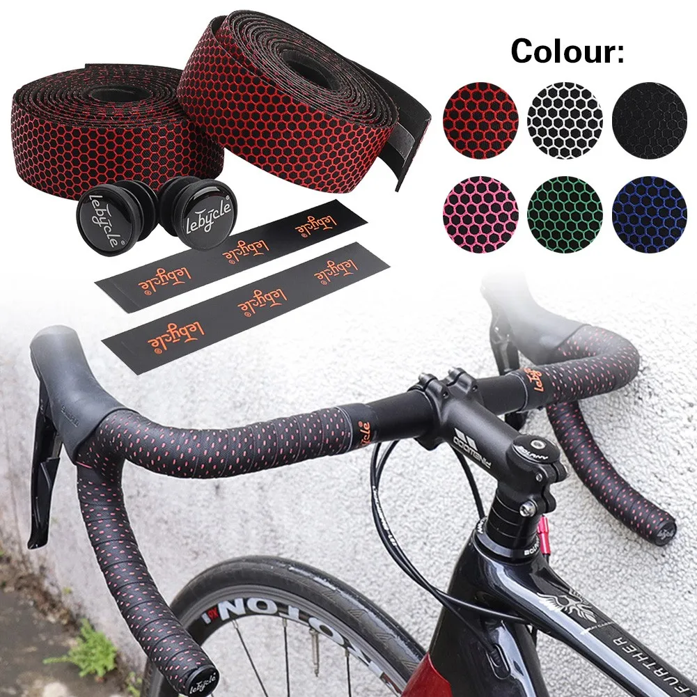 

Silicone Bar Tape Road Bike / Drop Handlebar Tape Silica EVA White Wrap Bicycle Shock-absorbing Slip-proof Handlebar Finish Tape