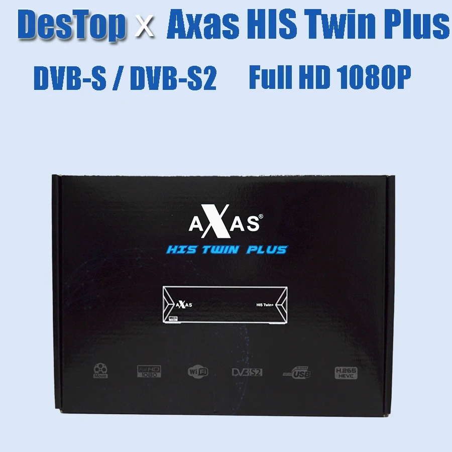 5 шт. Новое поступление Axas His Twin PLUS DVB-S2/S HD спутниковый ТВ приемник декодер WiFi + Linux E2