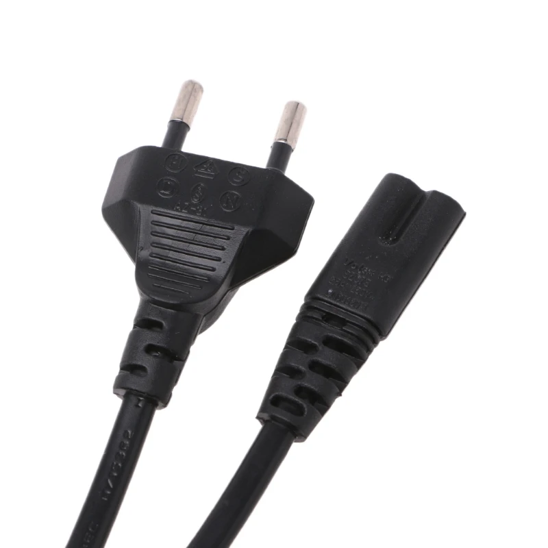 1 шт. 0 6 м 2ft-Prong Pin AC EU кабель питания высококачественный провод проводник шнур для